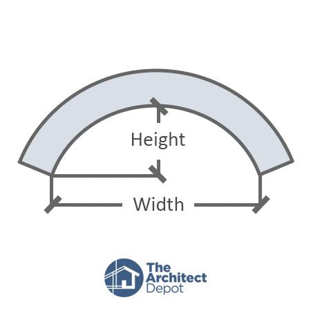 Sills and Bands (Limestone Finish) Arches Mouldings