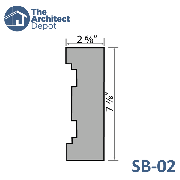 Sill & Band Moulding 02 (SB-02)