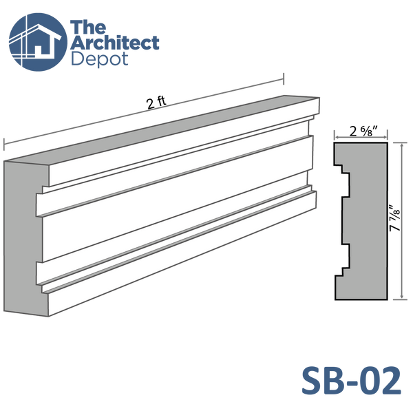 Sill & Band Moulding 02 (SB-02)