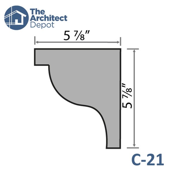 Cornice Moulding 21 (C-21)