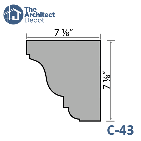 Cornice Moulding 43 (C-43)