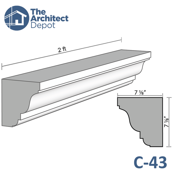 Cornice Moulding 43 (C-43)