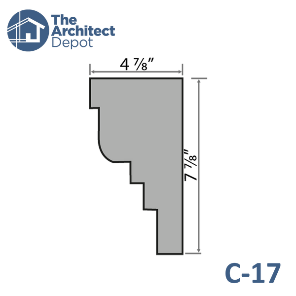 Cornice Moulding 17 (C-17)