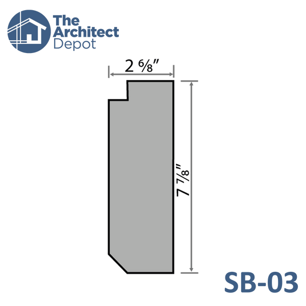 Sill & Band Moulding 03 (SB-03)