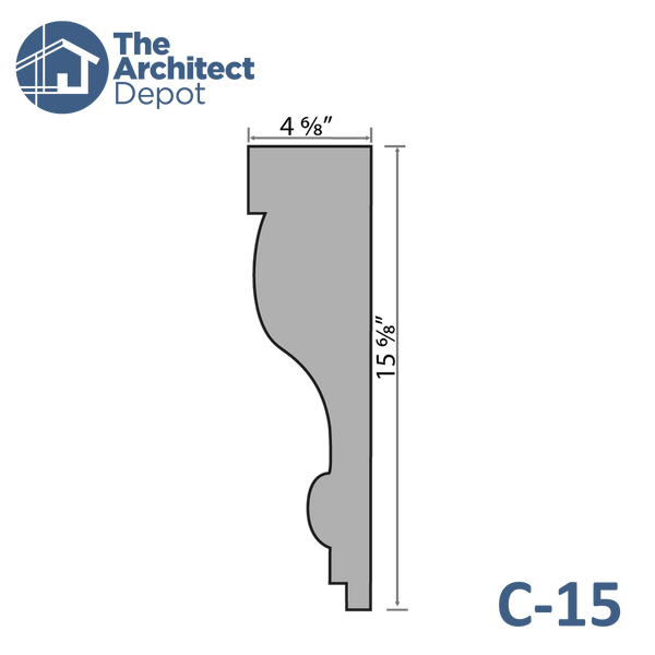Cornice Moulding 15 (C-15)