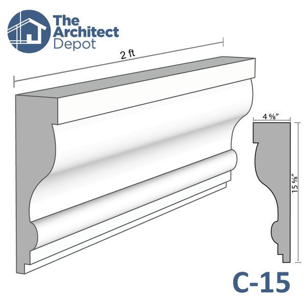 Cornice Moulding 15 (C-15)