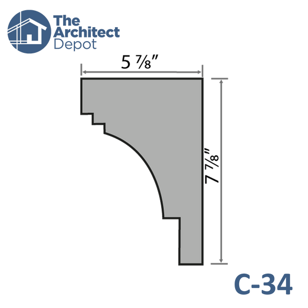 Cornice Moulding 34 (C-34)