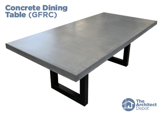 Concrete Dining Table (GFRC) 84" x 42" x 30"
