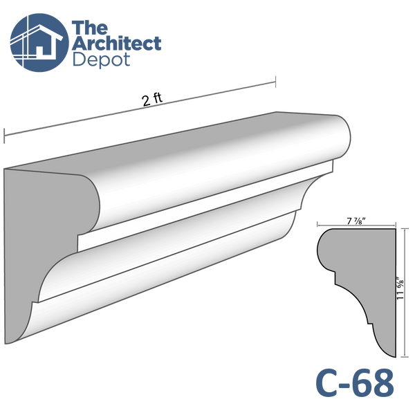 Cornice Moulding 68 (C-68)